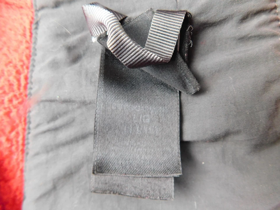 Chaqueta North Face Juvenil 14 16 Grande Rojo Gris Polar Cremallera Completa Abrigo Exterior Foto 3 de 4