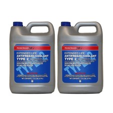 For Honda Acura Set Of 2 Gallons Engine Coolant Antifreeze Type 2 Blue Genuine For Honda Acura Set Of 2 Gallons Engine Coolant Antifreeze Type 2 Blue Genuine