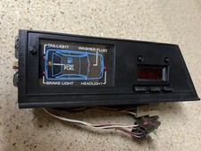 84-86 Mustang Gtglx Ford Oem Center Console Display Center And Clock 84-86 Mustang Gtglx Ford Oem Center Console Display Center And Clock