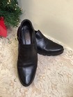 Donald J Pliner ladies Size 8 M - Black Leather-  Loafers -  Slip On - Lug Sole — photo 8