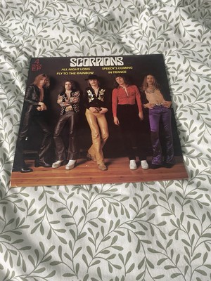 SCORPIONS All Night Long 4-Track LIVE EP Vinyl 1979 RARE UK Press
