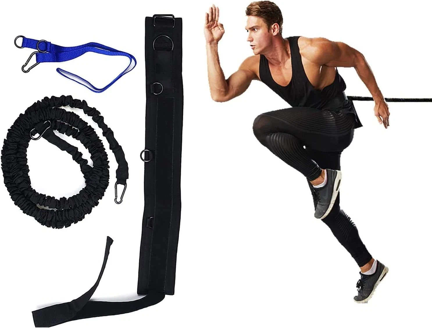 Flexible Sport Training Bungee Resistance Speed Band Exercise Equipment Training