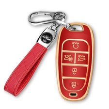 MILD EAST Hyundai Key Fob Cover 2021-2024 Sonata Santa Fe Tucson Smart 5-Button