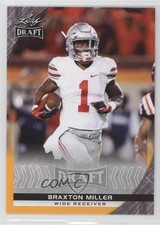 2016 Leaf Draft Gold Braxton Miller #08 6w6