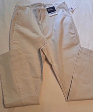 NEW Old Navy Pixie Skinny Ankle Pants Wm  s sz 8 Ex HIgh Waisted Beige Polished
