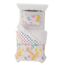 Care Bears Classic Retro Rainbow Bedding 5 Piece Twin Size Yellow - Care Bears