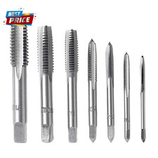 7Pcs M3 M4 M5 M6 M8 M10 M12 Thread Tap Set Metric Spiral Point Taps Nitriding Co