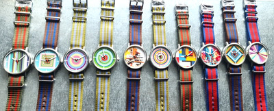 10 x CONCENTRIC-WATCH für Reseller Farbenfrohe Armbanduhren Unikate 36mm