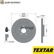 2x BREMSSCHEIBE 92349003 FÜR MAZDA CX-80CX-60 T3Y7/T3Y5/T3Y4 3.3L 6cyl CX-60