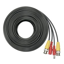 Power Supply and Video Cable CCTV 50M for Analog AHD Security Cameras, 50m