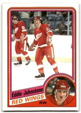 1984-85 O-Pee-Chee Ed Johnstone Detroit Red Wings #55