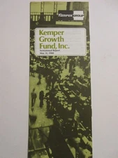 Kemper Growth Fund Semiannual Report May 31, 1980 brochure 