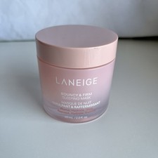 LANEIGE Bouncy Firm Radiance Boosting Sleeping Mask with Peony Collagen 2. oz
