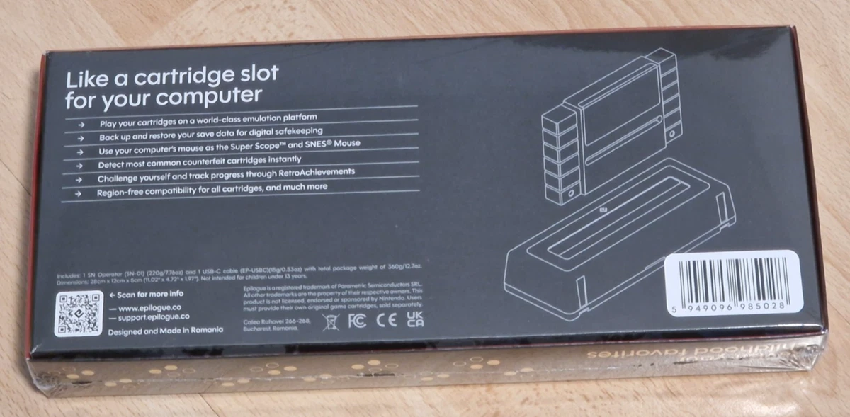 Epilogue SN Operator Founder's Edition Adapter für SNES & Super Famicom Module