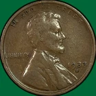 New Listing1933-D Lincoln Wheat Cent Very Fine VF Coin, Scrape #40092