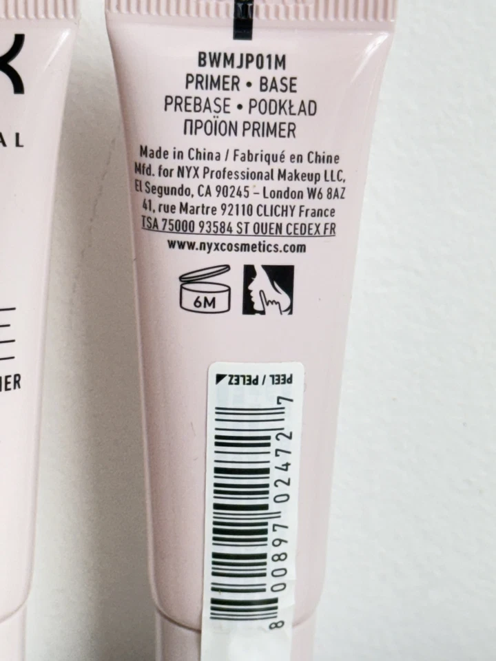 Lot Of 5 NYX Bare With Me Hydrating Jelly Primer (New, 0.28 oz) - Image 3 of 3