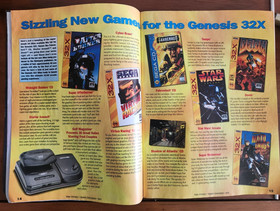 Sega Visions Magazine August/September 1994 Fahrenheit Sega 32x Cover Clayfighte