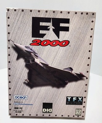 EF 2000   PC CD-ROM Big Box | Complete in Box (CIB) | 1995 | Ocean / DID