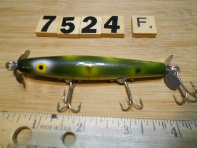 Shakespear slim jim WOOD #52 VINTAGE LURE (a130a-124)USA Shakespear slim jim WOOD #52 VINTAGE LURE (a130a-124)USA
