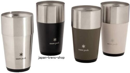 Snow Peak Thermo Tumbler Color 470 ml Vacuum Insulated Beer Cup Stainless Steel - 第 1/20 張圖片