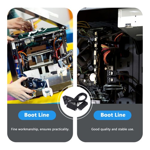 24pin Synchronous Power Cord Dual Power Boot Line Power Line - Afbeelding 9 van 12