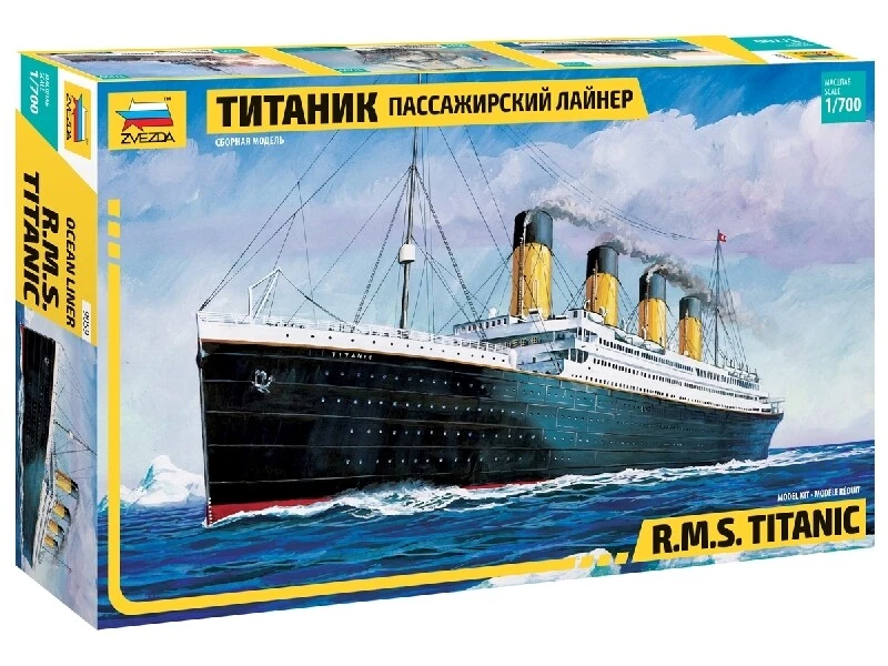 RMS Titanic 1:700 Plastikmodellbausatz ZVEZDA - Bild 1 von 1
