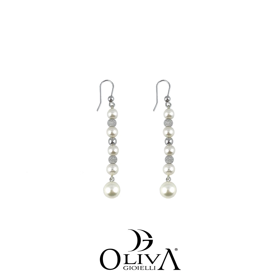 Orecchini Donna Bronzallure Pendenti Con Perle Barocche WSBZ01817.GPRL