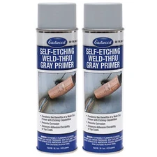 Eastwood Durable Self Etching Weld Thru Gray Aerosol Primer 2 Pack