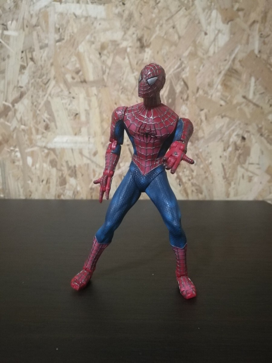 アンティーク、TOYBIZ社製、8インチSPIDERMAN Vintage 1998 Electronic Talking Spider-Man 1998 Toy Biz 8