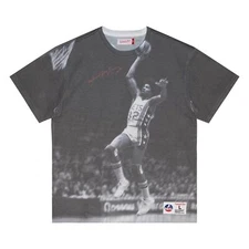 Mitchell and Ness Above the Rim Sublimated SS Tee - New York Nets - Julius Ervin