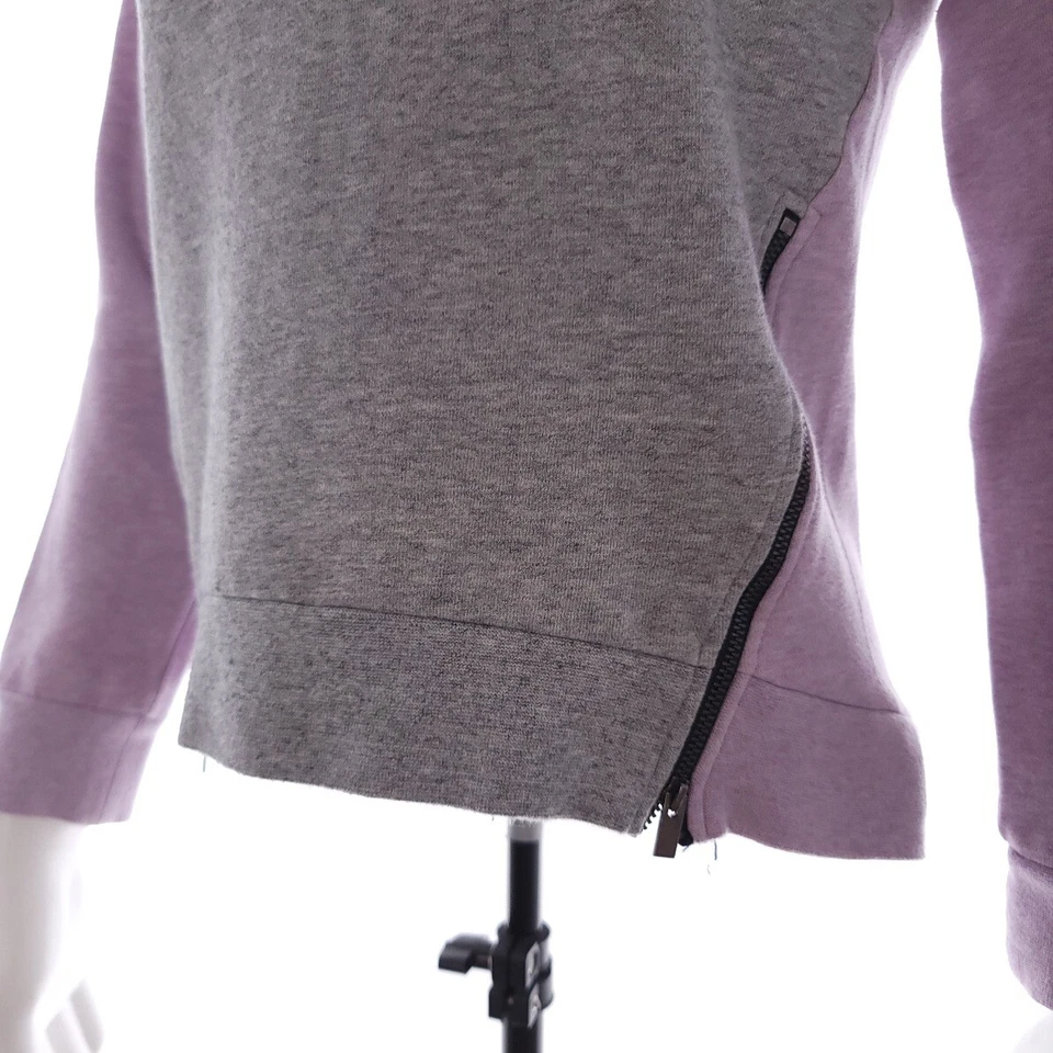 Vince. Girls Youth Size XL Gray Purple Pullover Crew Neck Sweater Shirt - Image 2 of 4