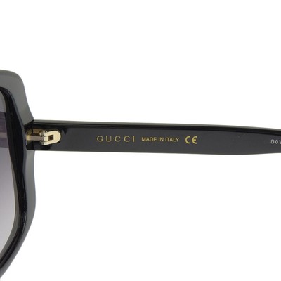 GUCCI Butterfly Square Sunglasses GG Marmont Black 58-18 145  display picture 2
