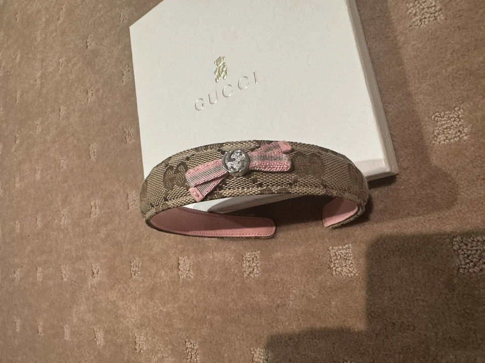 GUCCI NIÑAS GG DIADEMA EXCELENTE ESTADO USADA UNA VEZ Foto 4 de 4