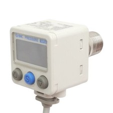 SMC ZSE80-N02-T Digital Pressure Switch, PNP, 0-101kPa, 1/4in NPT, 80mA 12-24VDC
