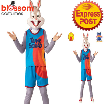 CK2255 Space Jam Bugs Bunny Tune Squad Book Week Boys Basketball Costume  Mask