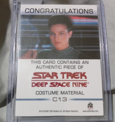 Star Trek Deep Space Nine Quotable C13 Jadzia Dax costume card | eBay