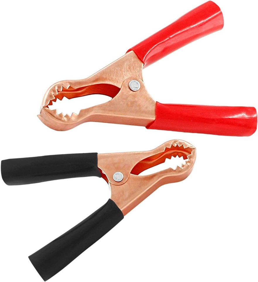 10Pcs 50A Insulated Alligator Clips Electrical Heavy Duty Alligator Clamps Batt eBay
