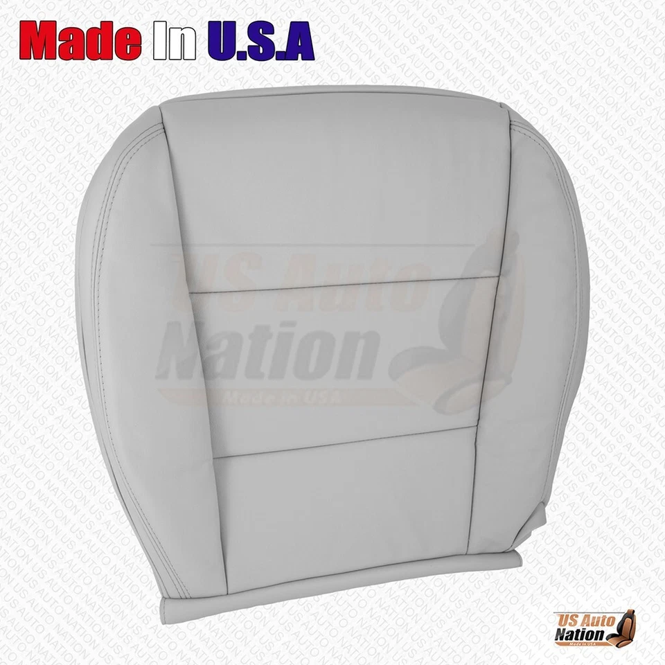 Cubierta de asiento de cuero inferior del conductor delantero gris para Toyota Avalon XLE 2013 2014 2015 Foto 4 de 4