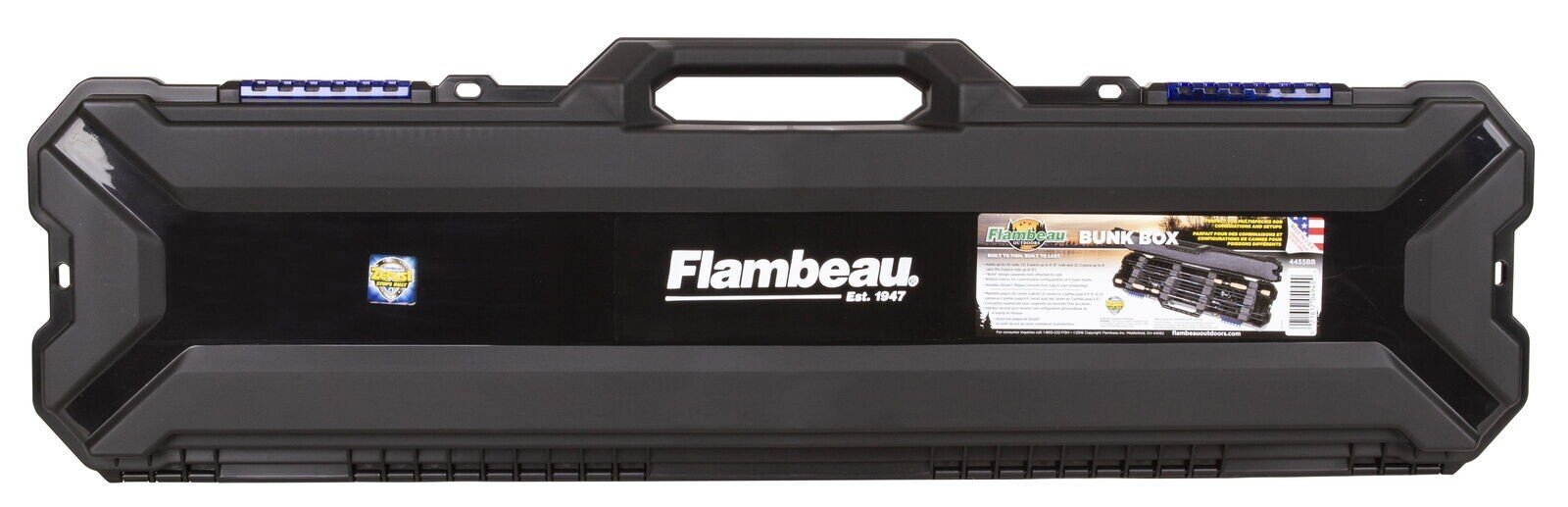New Flambeau Outdoors 4455BB Rod Bunk Box, Portable Fishing Rod Storage