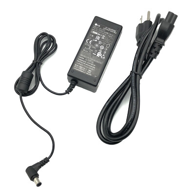 LG AC DC Adapter 19V 1.3A 25W For LG 22MK600M 22MK600H 23MP48HQ 24MP48HQ Monitor