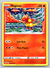 Magmar 019/172 Common Brilliant Stars Pokemon Card - NM