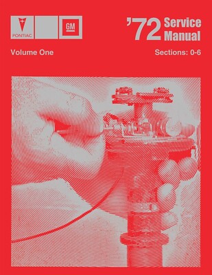 1972 Pontiac Service Manual (2-Volume Set)