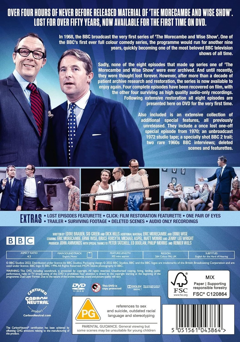 Morecambe Wise - The Lost Tapes [DVD] 5051561043864 | eBay UK