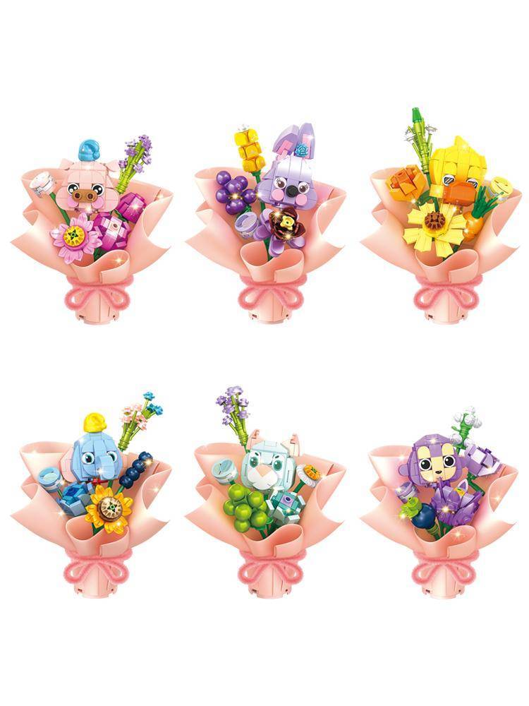Forange Fc8309 Flowers Animals 01 Collectible Pack Building