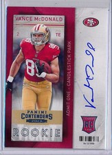 2013 Panini Contenders Football Rookie Ticket Autographs Short Prints 19