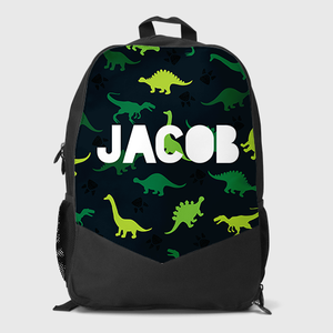 dinosaur personalised backpack