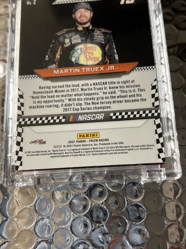 2021 NASCAR Martin Truex Jr. #2 Panini Red Trophy VAR Prizm + Bonus EACC 2210022 - Picture 6 of 9