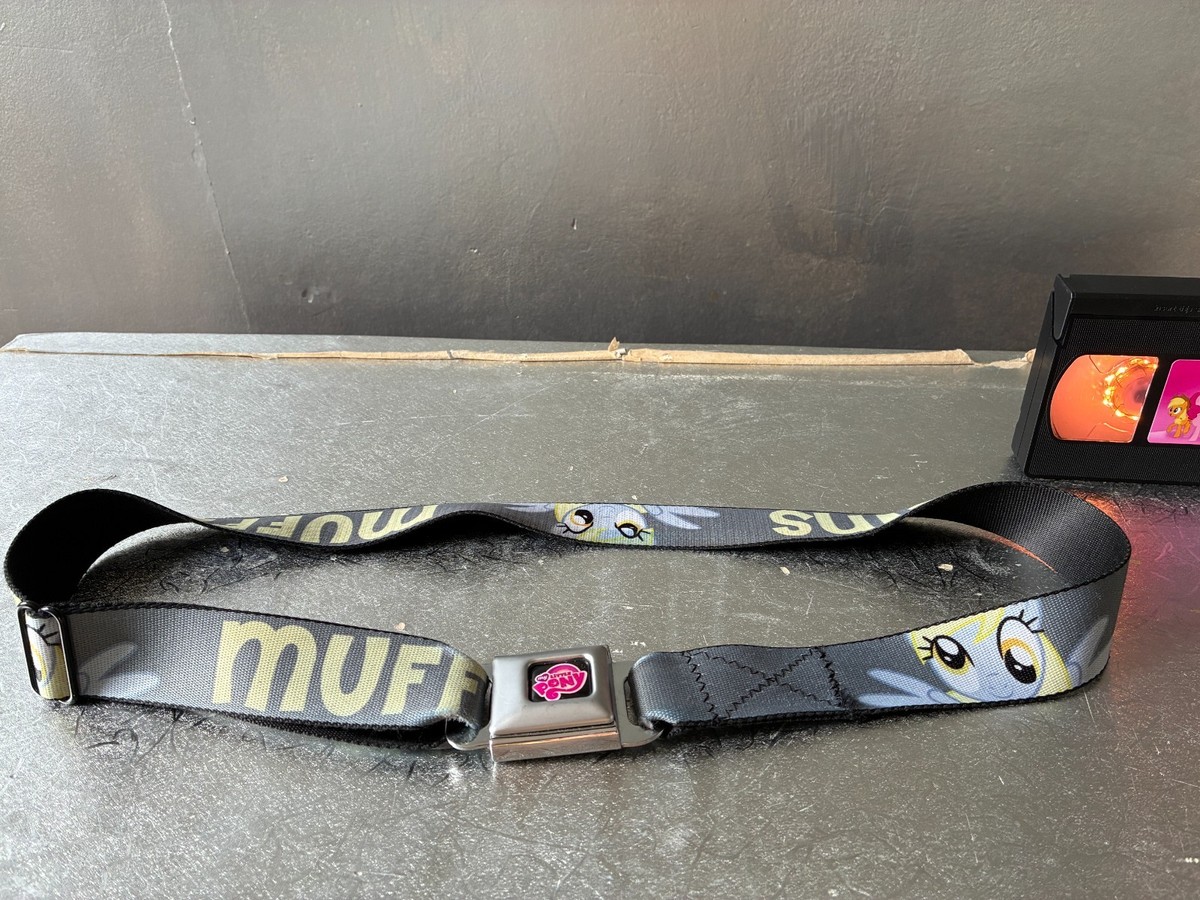 My Little Pony Derpy Hooves muffin Buckle-Down belt MLP seat 