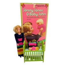 1973 Kenner Jenny Jones & Baby John The Mother And  Baby Of Today NEAR COMPLETE