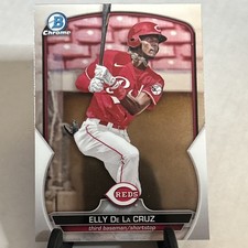 2023 Bowman Chrome Cincinnati Reds Elly De La Cruz Rookie Prospect Base #BCP-65